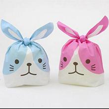 20pcs/lot rabbit ear cookie bags candy Biscuit Gift Packaging Bag