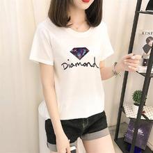 2019 Summer Hot T-shirt Cute Commuter Casual Party Female