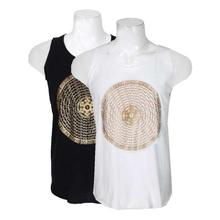 Pack Of Two Printed Tank Top For Men - Black/White