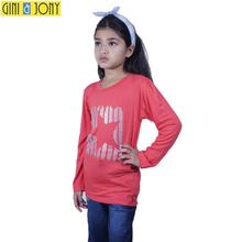 Gini & Jony Girls Red Colored Printed Sweatshirt