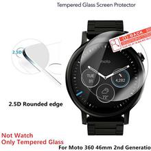 Screen Protector for Moto 360 2nd Gen 46mm Smart Watch Tempered Glass Anti-Scratch