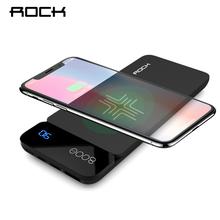 Rock Slim Qi Wireless Charger Power Bank 8,000mah With Digital Display