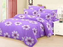 Purple PrintDouble Bed Set MV-153