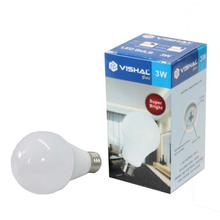 Vishal Gold Warm 3W Super Bright LED Bulb - (B22)