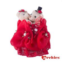 ARCHIES Lovely Red Couple Teddy Bear