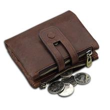 Hot!! Genuine Leather Men Wallet Small Men Wallets Double