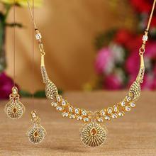 Sukkhi Cluster Gold Plated Necklace Set For Women