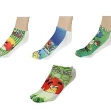 Pack of 4 Angry Bird Printed Socks (3003)