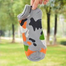 New arrival men's socks spring summer and autumn fashion camouflage