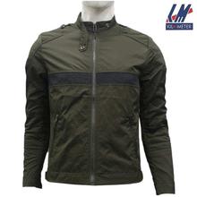 KILOMETER Army Green/Black Zippered Jacket For Men - KM701