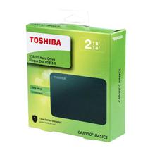 Toshiba Canvio Basics 2TB Portable External Hard Disk Drive USB 3.0, Black