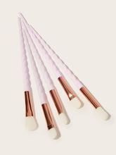 Spiral Handle Eye Makeup Brush 5pack