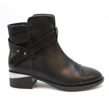 Shoe.A.Holics ZX 81168006 Black Heeled Ankle Boots For Women