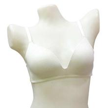 White Textured Padded Bra For Women