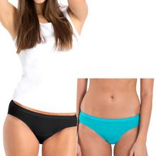 Jockey Comfies Pack of 2 Plain Bikini Panties For Women (1525) - Assorted