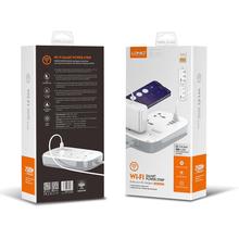 LDNIO WiFi Smart Power Strip 2500W 3 Power Socket 4 USB Ports