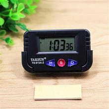 Taksun 613A-2 Car Dashboard/Desk Alarm Digital Clock And Stopwatch With Flexible Stand