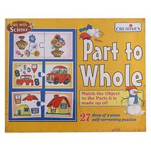 Creative Educational Aids Part To Whole Puzzle - Yellow