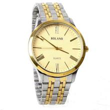 Bolano Golden Dial, Golden Line Strap Classic Analog Watch For Men