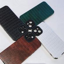 Crocodile Leather Silicone Case Cover for iPhone 15 14 11 XS Max iPhone 13 Pro Max 12 X XR 7 8 Plus