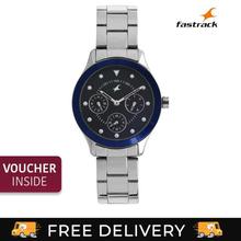 6163KM01 Casual Blue Dial Analog Watch For Women - (Silver)