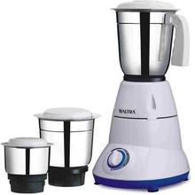 Baltra BMG-130 Cozy 500-Watt Mixer Grinder With 3 Jar - (White)