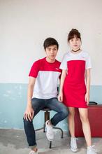 Begin Again Round Neck Couple Outfit (CBA-45C) - Red/White