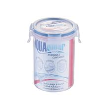 Prime Houseware Lock It Aqua Clear Tall Round Container, 600 ml-1 Pc
