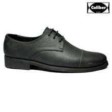 Caliber Shoes Black Lace Up Formal Shoes For Men - ( 505 R)