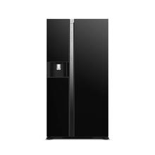 Hitachi Side By Side  Deluxe 633 Liters Refrigerators with Water Dispenser and Vacuum Compartment R-SX800GPBO (GBK)