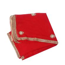 Red Siffon  Saree For Women