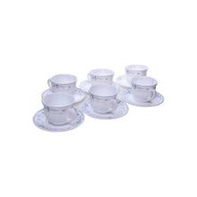 12pcs 190cc Cup + Saucer Set ( 6 +6 )