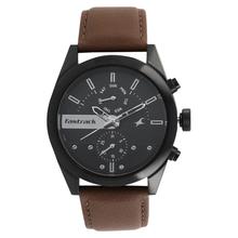 Fastrack Guys Stainless Steel Analog Black Round Watches - 3165NL01