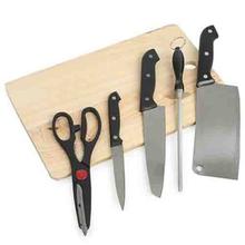 Birdy Knife & Scissor Set With Chopping Board Set Of 6