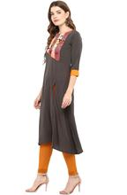 Women Printed Kurtis – Grey