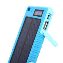 8000mAh Solar Travel Power Bank  with Lcd Display