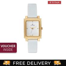 Titan White Dial Analog Watch For Men - 1802SL02