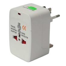 Travel Universal Surge Protector Adaptor - White