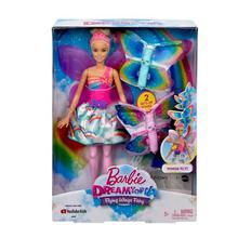 Barbie Multi-color Dreamtopia Rainbow Cove Flying Wings Fairy Doll - FRB08