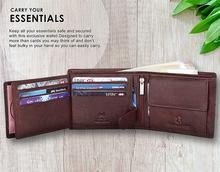 WildHorn Nepal RFID Protected 100% Genuine Men's Leather Wallet (WH 1173Bombay Brown)