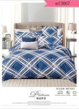 Blue Platinum Designed Bed Sheet With 2 Pillow Covers