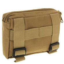 Stylish Nylon Tactical Waist Bags Camping Outdoor Sport Casual Waist Pack Zipper Pouch Bag(Khaki)