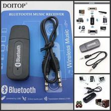 Portable USB Bluetooth Audio Music Receiver Dongle Adapter