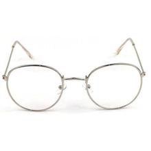 2018 New Designer Woman Glasses Optical Frames Metal Round Glasses Frame Clear lens Eyeware Black Silver Gold Eye Glass