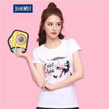 JeansWest BLE.WHITE T-shirt For Women