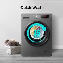 HISENSE WFPV9014EMT 9Kg Fully Automatic Front Loading Washing Machine 1400 RPM (Silver Grey)