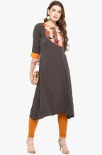 Women Printed Kurtis – Grey