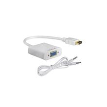 HDMI Male to VGA + Audio Converter Cable For PC, Laptop