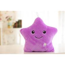 Luminous Pillow Star Cushion Colorful Glowing Pillow Plush