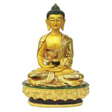 Golden/Red Shiny Sitting Buddha Statue